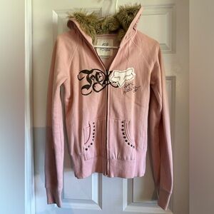Fox riders company zip up hoodie